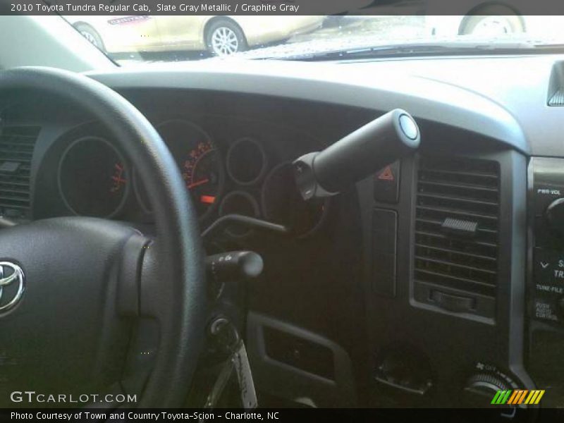 Slate Gray Metallic / Graphite Gray 2010 Toyota Tundra Regular Cab