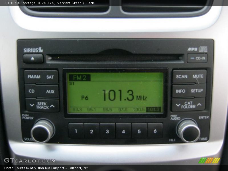 Verdant Green / Black 2010 Kia Sportage LX V6 4x4