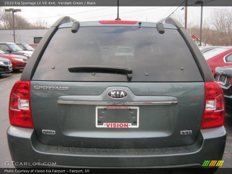 Verdant Green / Black 2010 Kia Sportage LX V6 4x4
