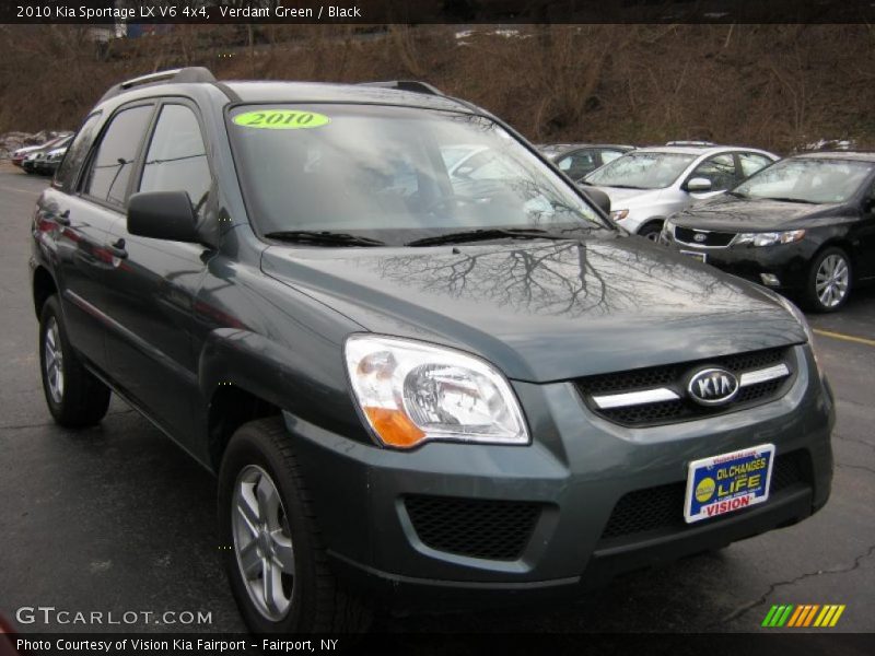 Verdant Green / Black 2010 Kia Sportage LX V6 4x4