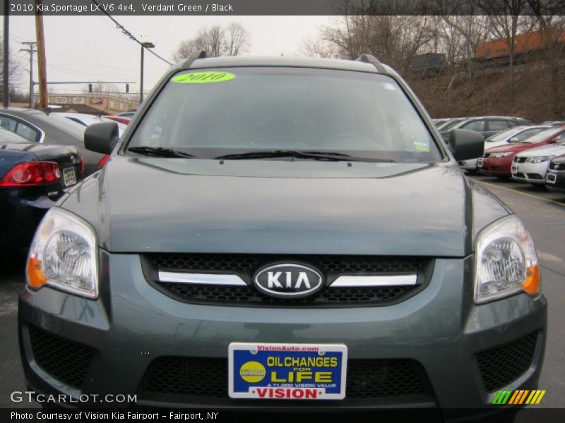 Verdant Green / Black 2010 Kia Sportage LX V6 4x4