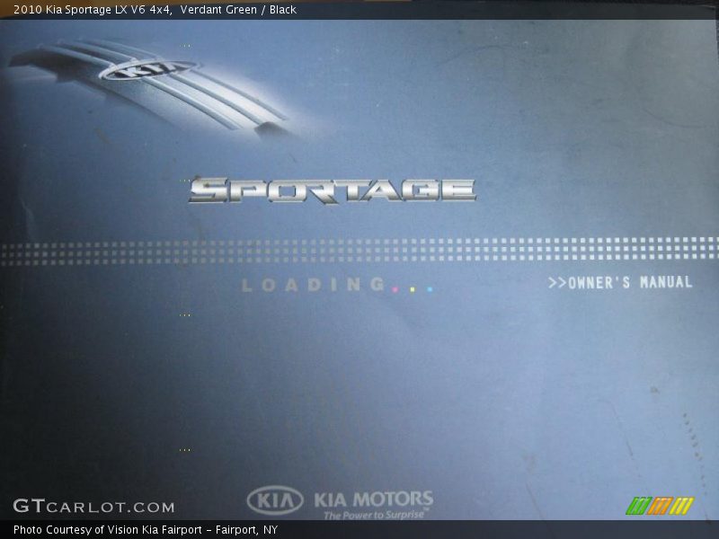 Verdant Green / Black 2010 Kia Sportage LX V6 4x4
