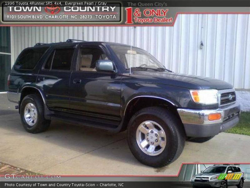 Evergreen Pearl / Gray 1996 Toyota 4Runner SR5 4x4