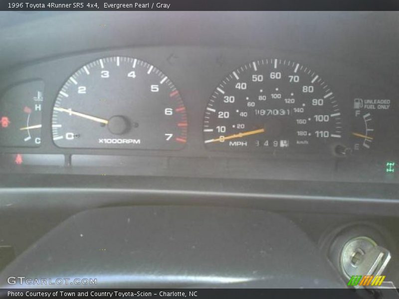 Evergreen Pearl / Gray 1996 Toyota 4Runner SR5 4x4