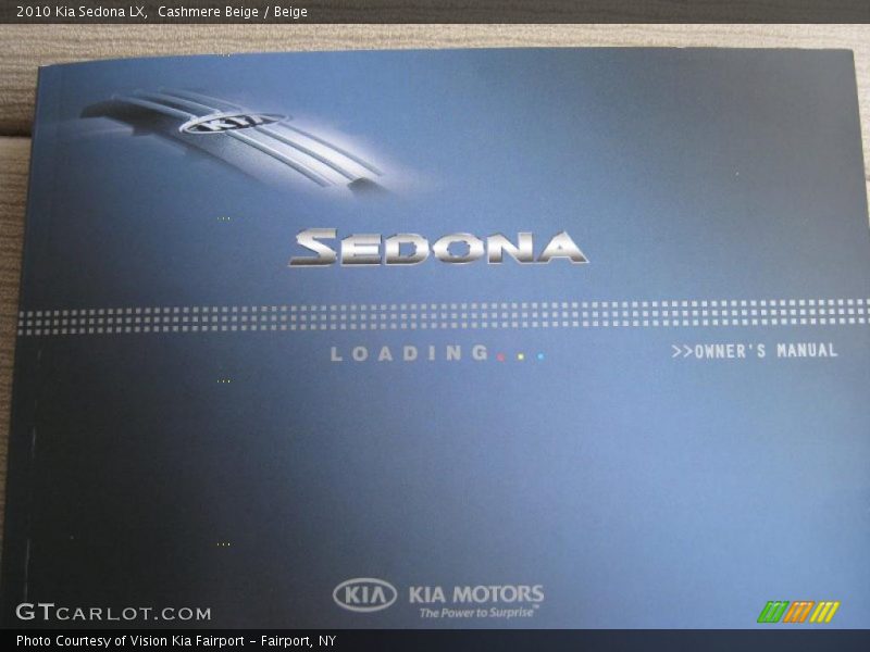 Cashmere Beige / Beige 2010 Kia Sedona LX