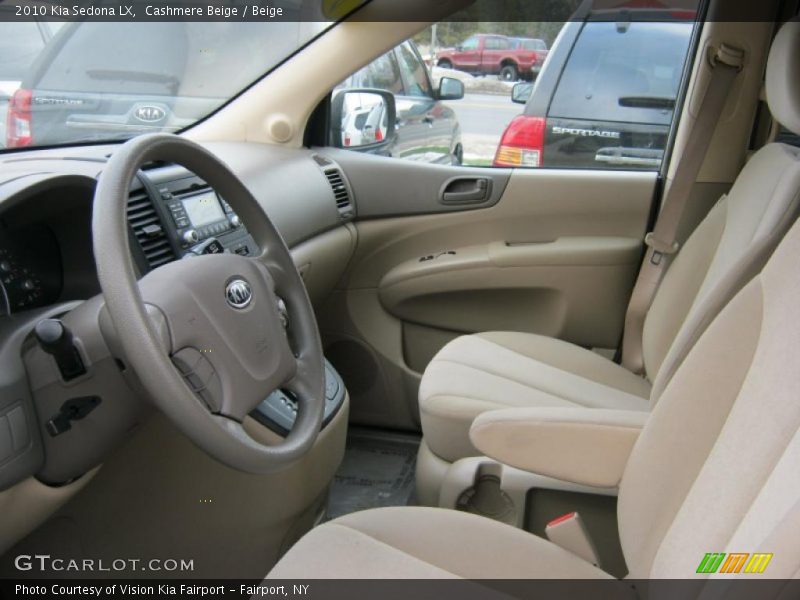Cashmere Beige / Beige 2010 Kia Sedona LX