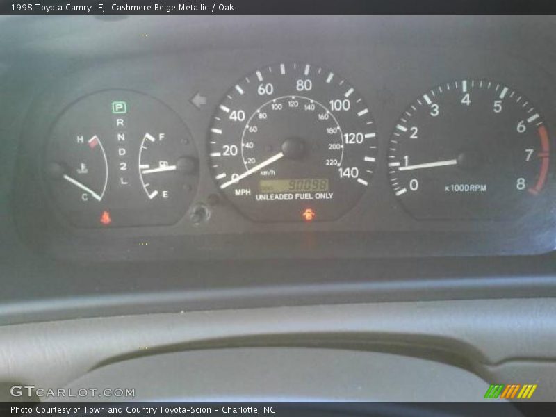 Cashmere Beige Metallic / Oak 1998 Toyota Camry LE