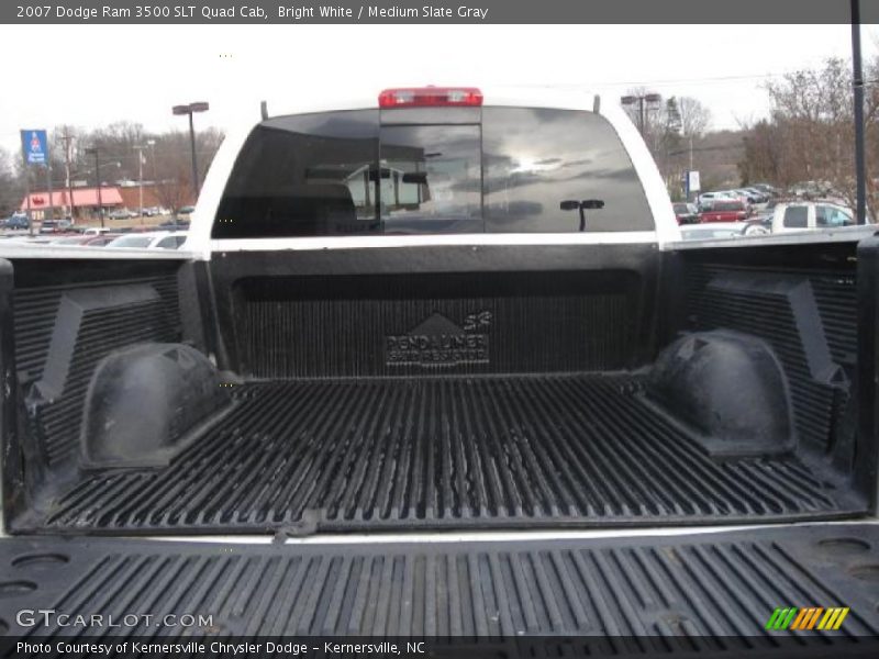 Bright White / Medium Slate Gray 2007 Dodge Ram 3500 SLT Quad Cab