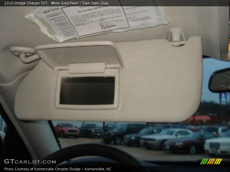 White Gold Pearl / Dark Slate Gray 2010 Dodge Charger SXT