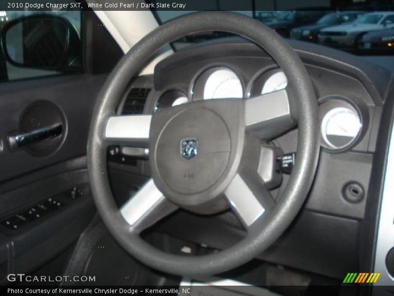 White Gold Pearl / Dark Slate Gray 2010 Dodge Charger SXT