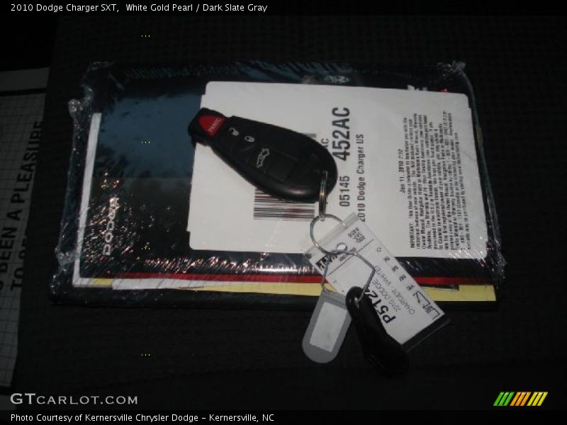 White Gold Pearl / Dark Slate Gray 2010 Dodge Charger SXT