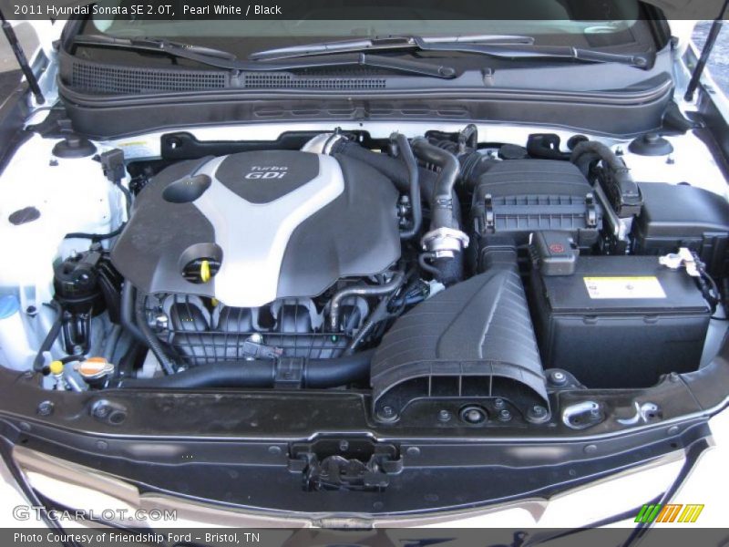  2011 Sonata SE 2.0T Engine - 2.0 Liter GDI Turbocharged DOHC 16-Valve CVVT 4 Cylinder