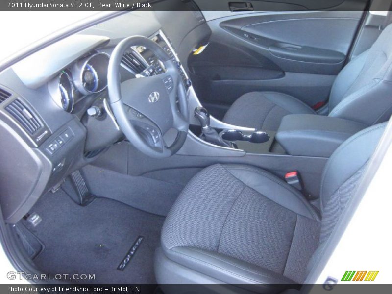  2011 Sonata SE 2.0T Black Interior
