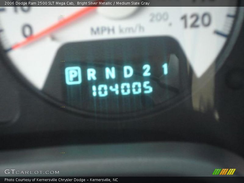 Bright Silver Metallic / Medium Slate Gray 2006 Dodge Ram 2500 SLT Mega Cab