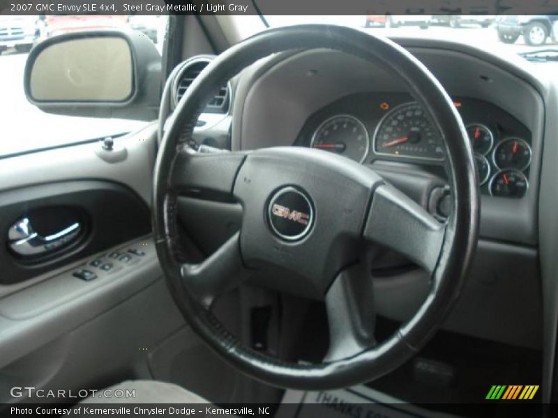 Steel Gray Metallic / Light Gray 2007 GMC Envoy SLE 4x4