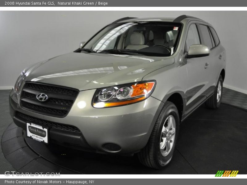 Natural Khaki Green / Beige 2008 Hyundai Santa Fe GLS