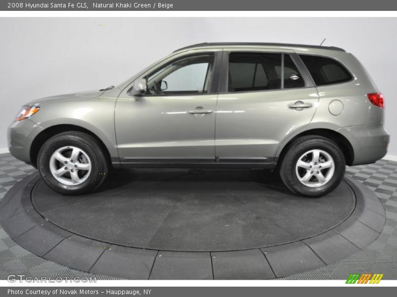 Natural Khaki Green / Beige 2008 Hyundai Santa Fe GLS