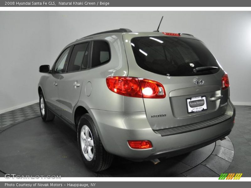 Natural Khaki Green / Beige 2008 Hyundai Santa Fe GLS
