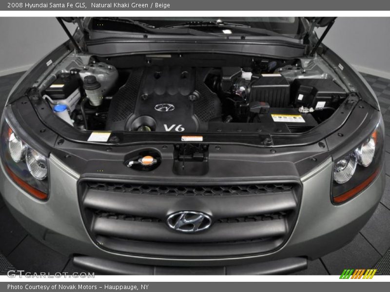 Natural Khaki Green / Beige 2008 Hyundai Santa Fe GLS