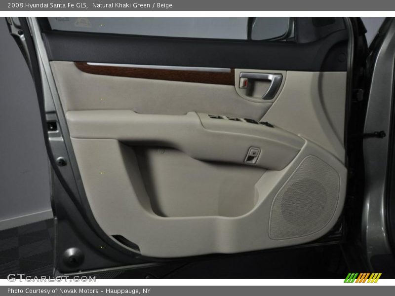 Natural Khaki Green / Beige 2008 Hyundai Santa Fe GLS