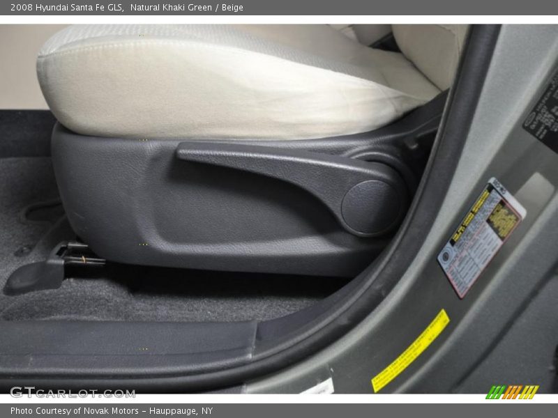 Natural Khaki Green / Beige 2008 Hyundai Santa Fe GLS