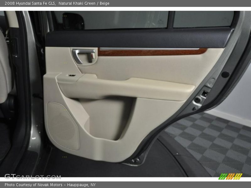 Natural Khaki Green / Beige 2008 Hyundai Santa Fe GLS