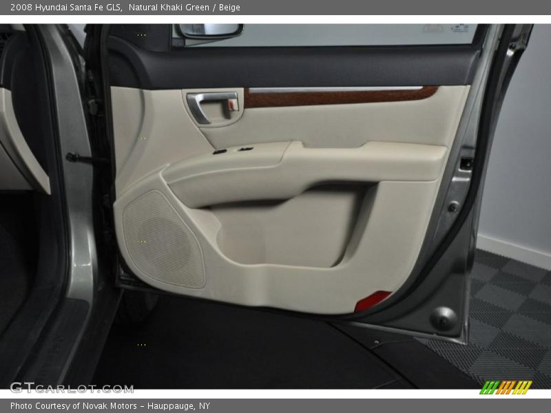 Natural Khaki Green / Beige 2008 Hyundai Santa Fe GLS