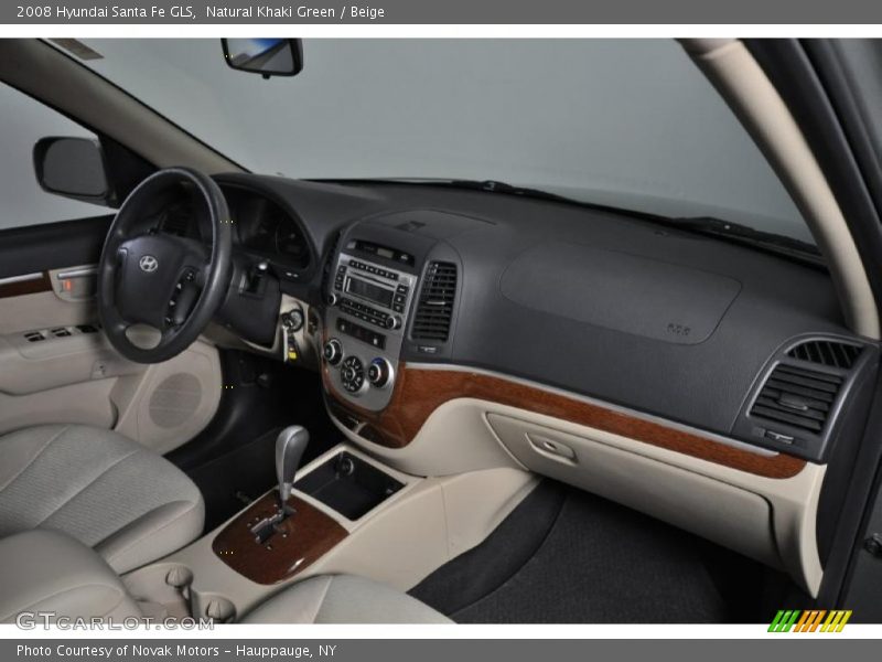 Natural Khaki Green / Beige 2008 Hyundai Santa Fe GLS