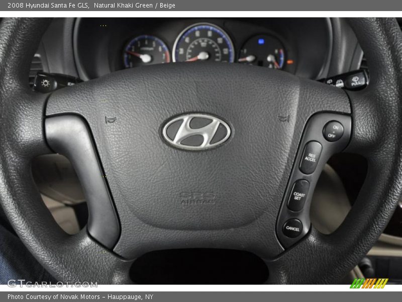 Natural Khaki Green / Beige 2008 Hyundai Santa Fe GLS