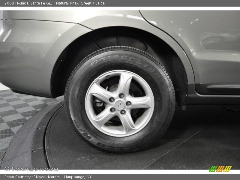 Natural Khaki Green / Beige 2008 Hyundai Santa Fe GLS