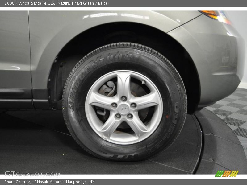 Natural Khaki Green / Beige 2008 Hyundai Santa Fe GLS
