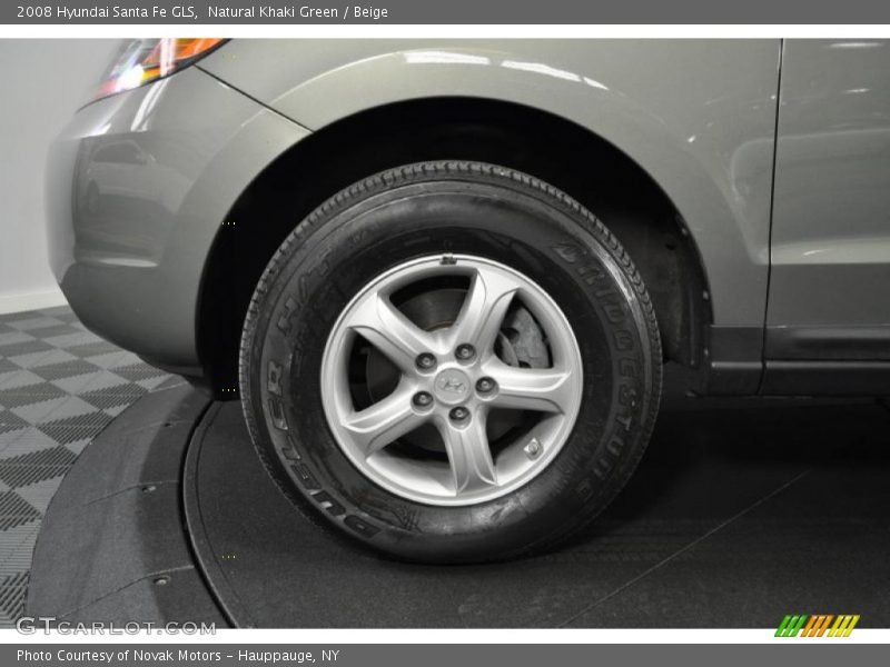 Natural Khaki Green / Beige 2008 Hyundai Santa Fe GLS
