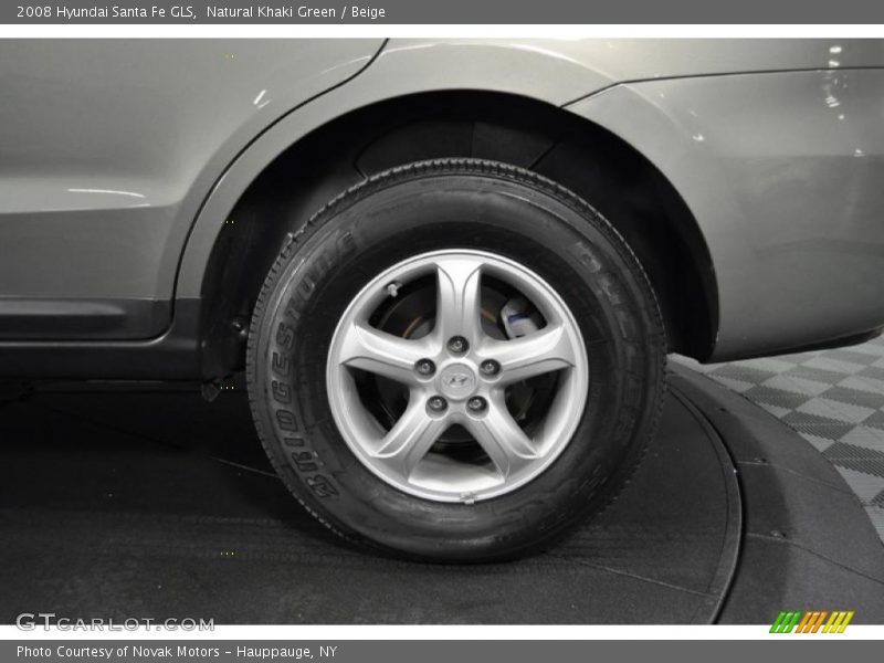 Natural Khaki Green / Beige 2008 Hyundai Santa Fe GLS