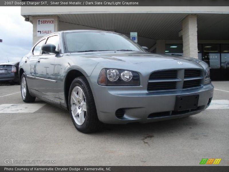 Silver Steel Metallic / Dark Slate Gray/Light Graystone 2007 Dodge Charger SXT