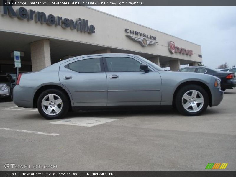 Silver Steel Metallic / Dark Slate Gray/Light Graystone 2007 Dodge Charger SXT