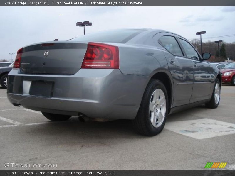 Silver Steel Metallic / Dark Slate Gray/Light Graystone 2007 Dodge Charger SXT