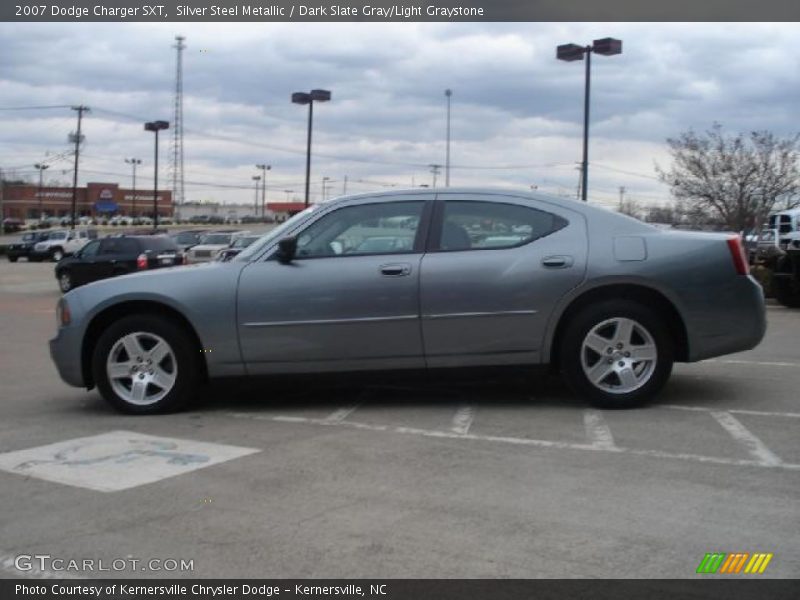 Silver Steel Metallic / Dark Slate Gray/Light Graystone 2007 Dodge Charger SXT