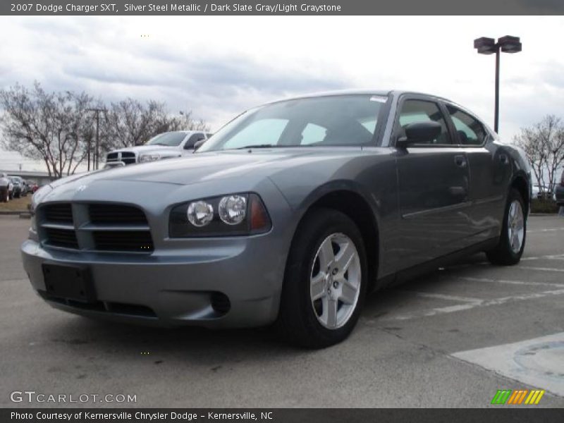 Silver Steel Metallic / Dark Slate Gray/Light Graystone 2007 Dodge Charger SXT