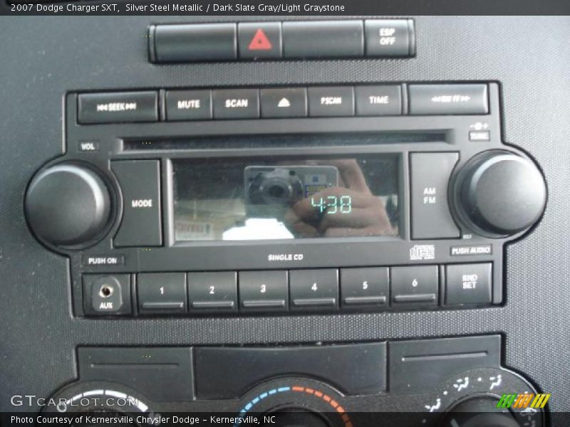 Silver Steel Metallic / Dark Slate Gray/Light Graystone 2007 Dodge Charger SXT