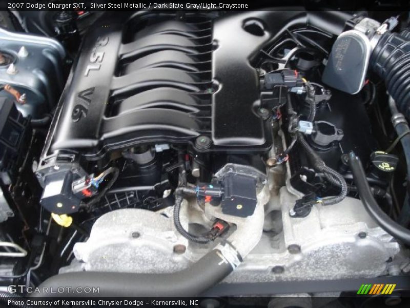 Silver Steel Metallic / Dark Slate Gray/Light Graystone 2007 Dodge Charger SXT