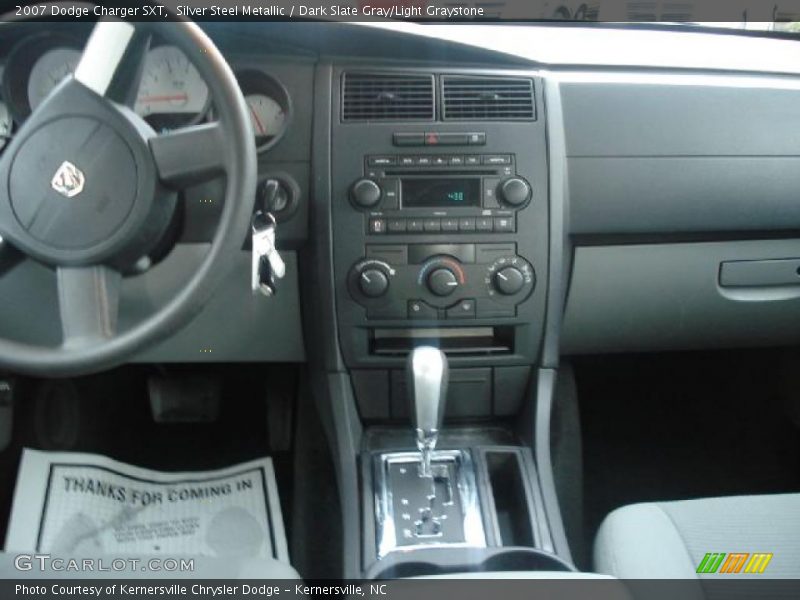 Silver Steel Metallic / Dark Slate Gray/Light Graystone 2007 Dodge Charger SXT