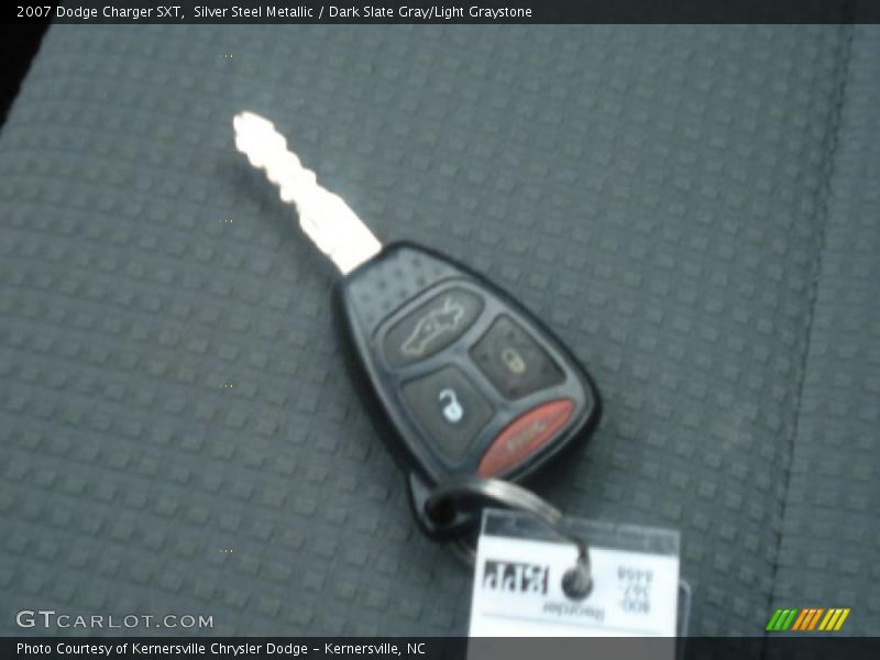 Silver Steel Metallic / Dark Slate Gray/Light Graystone 2007 Dodge Charger SXT