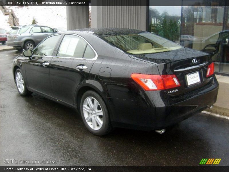 Obsidian Black / Cashmere 2008 Lexus ES 350