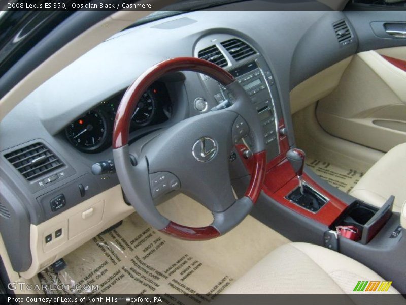 Obsidian Black / Cashmere 2008 Lexus ES 350