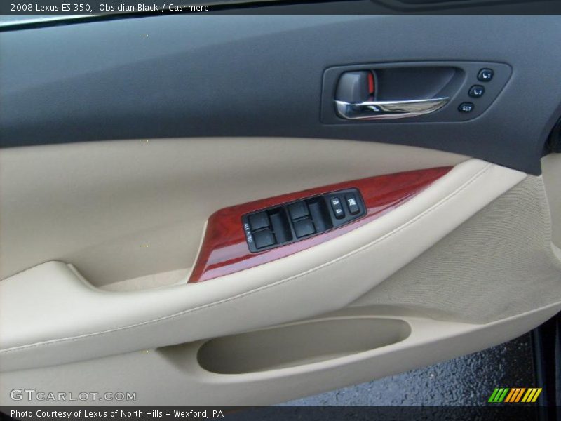 Obsidian Black / Cashmere 2008 Lexus ES 350