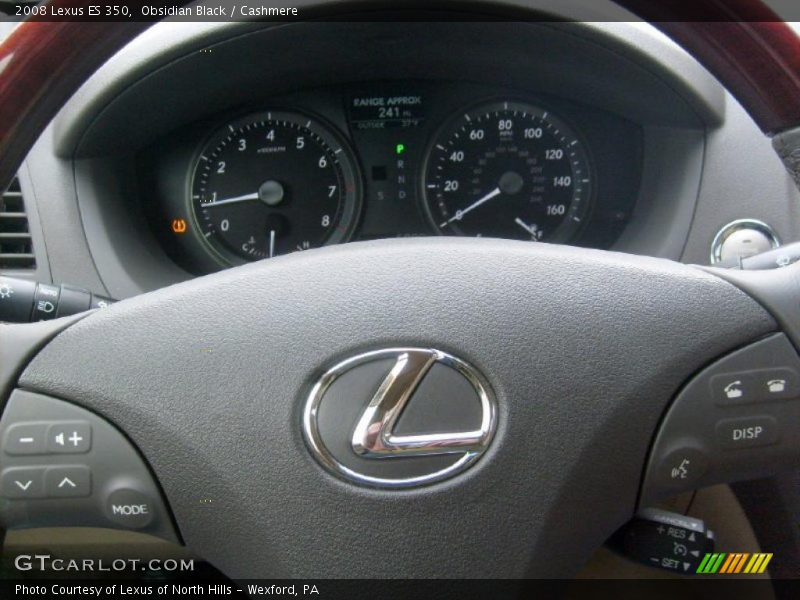Obsidian Black / Cashmere 2008 Lexus ES 350