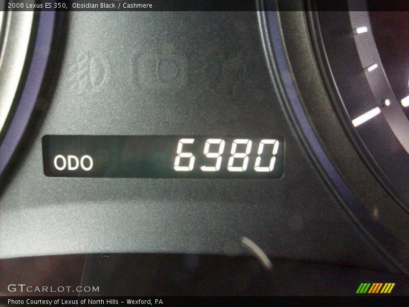 Obsidian Black / Cashmere 2008 Lexus ES 350