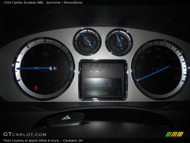 Quicksilver / Ebony/Ebony 2009 Cadillac Escalade AWD