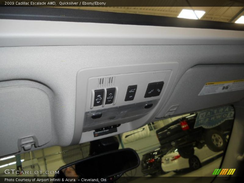 Quicksilver / Ebony/Ebony 2009 Cadillac Escalade AWD