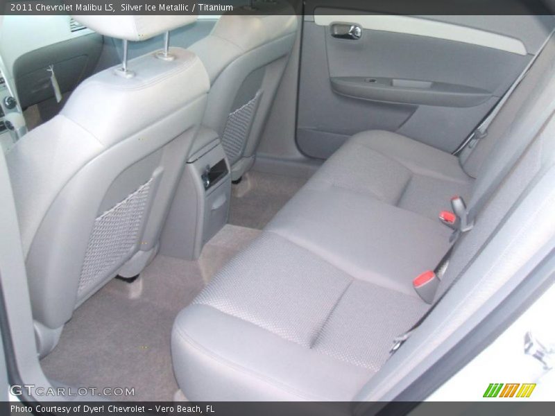 Silver Ice Metallic / Titanium 2011 Chevrolet Malibu LS